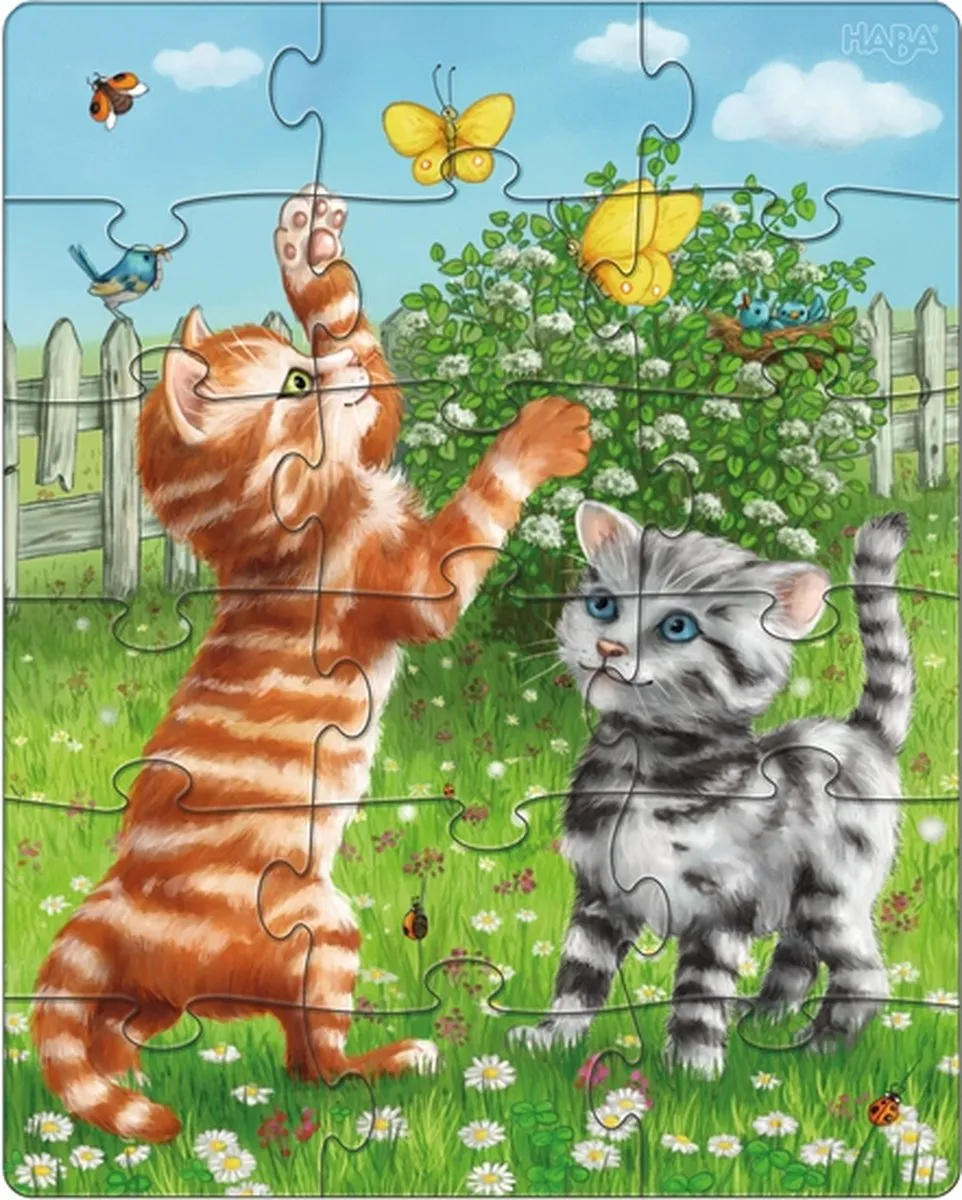 Haba Legpuzzel Huisdieren Junior 3-in-1 - 45 Stukjes - Multicolor - afbeelding 6 van 6
