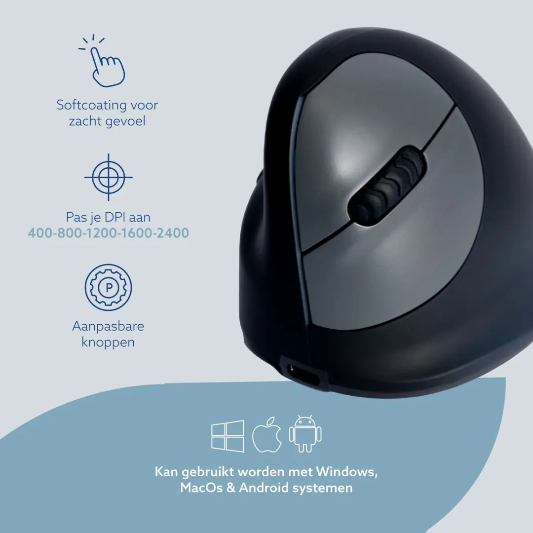 R-Go HE Break - Medium Links - 3-in-1 Bluetooth/2.4GHz/USB