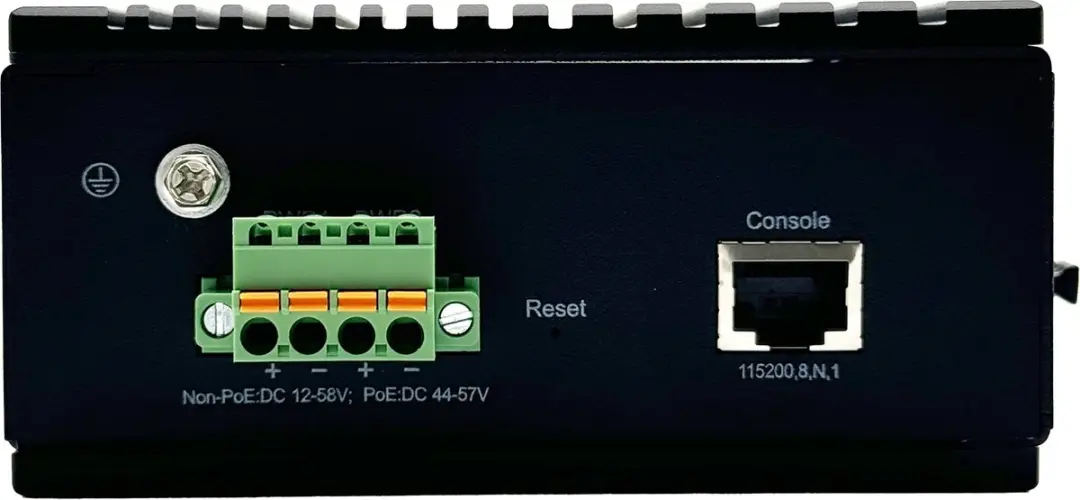 LevelOne IGU-1071 Managed L2+ Switch - 8x Gigabit + 2x SFP - Zwart