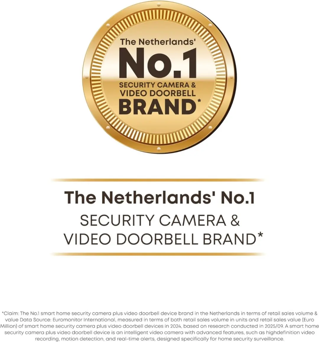 Anker eufy Video Doorbell C31 2K - Zwart