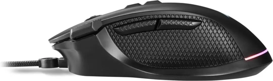 Sharkoon SHARK Force 3 Gamingmuis 12800 DPI - 8 Knoppen - Zwart