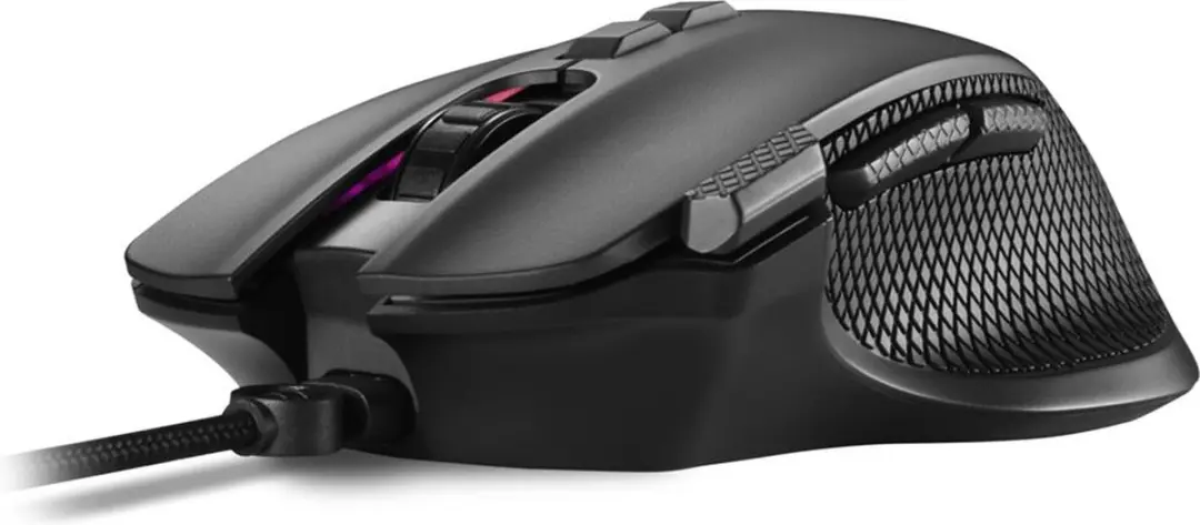 Sharkoon SHARK Force 3 Gamingmuis 12800 DPI - 8 Knoppen - Zwart