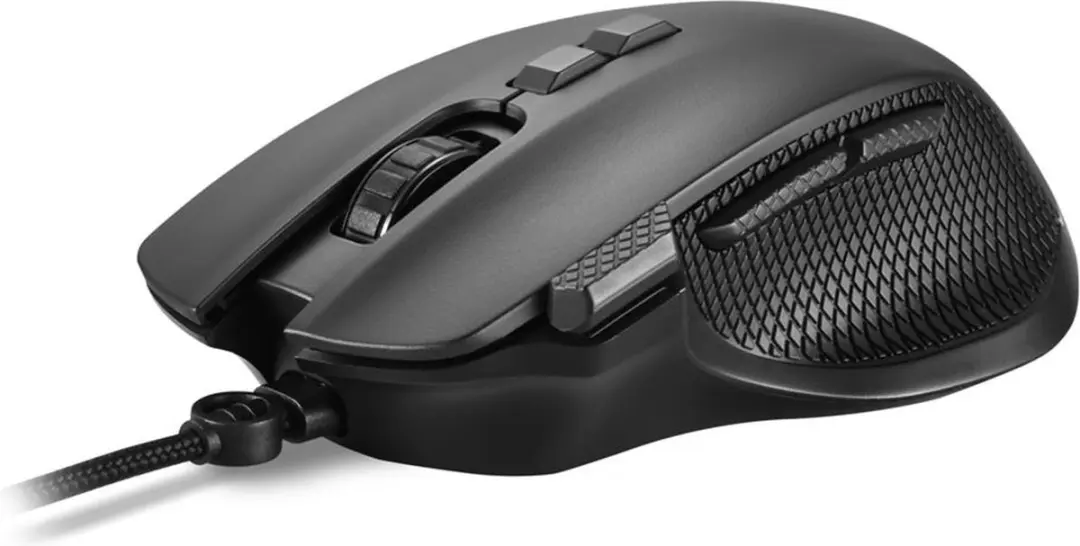 Sharkoon SHARK Force 3 Gamingmuis 12800 DPI - 8 Knoppen - Zwart