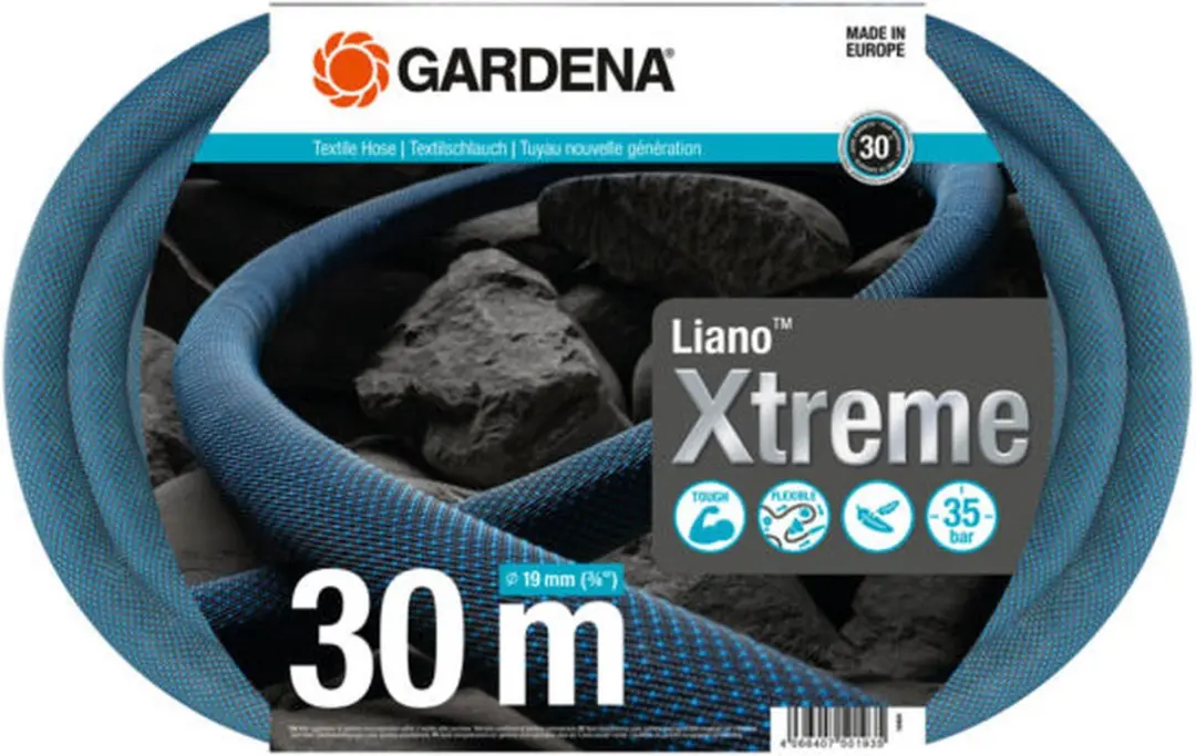 Gardena Liano Xtreme Textielslangset 30m - 3/4" - Zwart - afbeelding 6 van 6