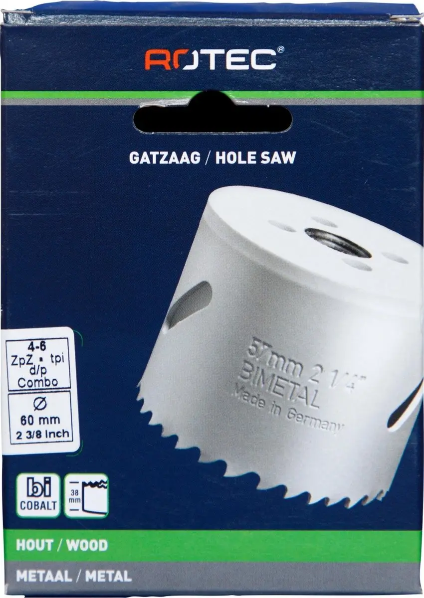 Rotec Cobalt 8% Gatzaag 60mm - 527.0600