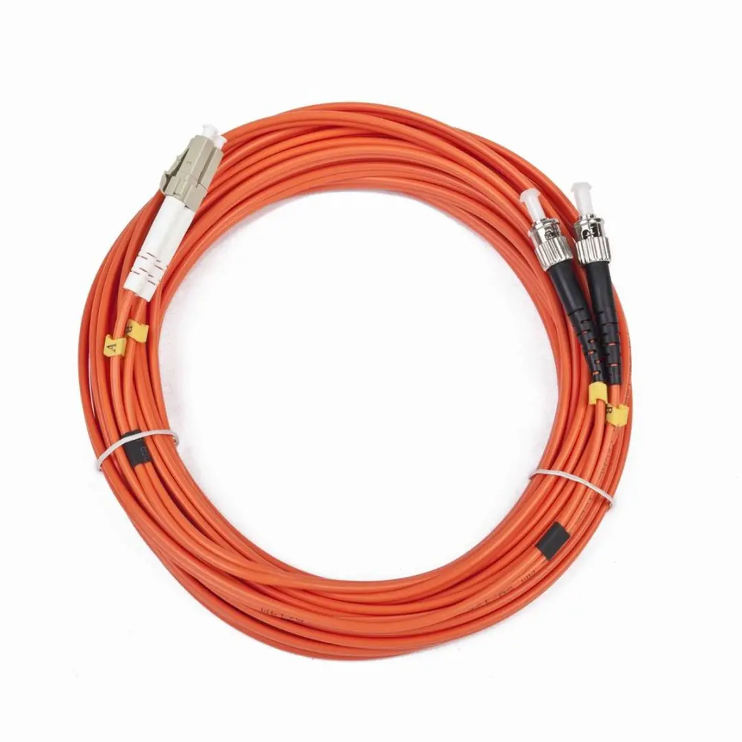 Cablexpert Duplex Multimode Glasvezelkabel LC/ST OM2 10m - Oranje