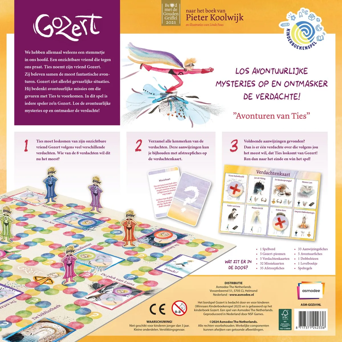 Asmodee Gozert Bordspel - 2-5 Spelers
