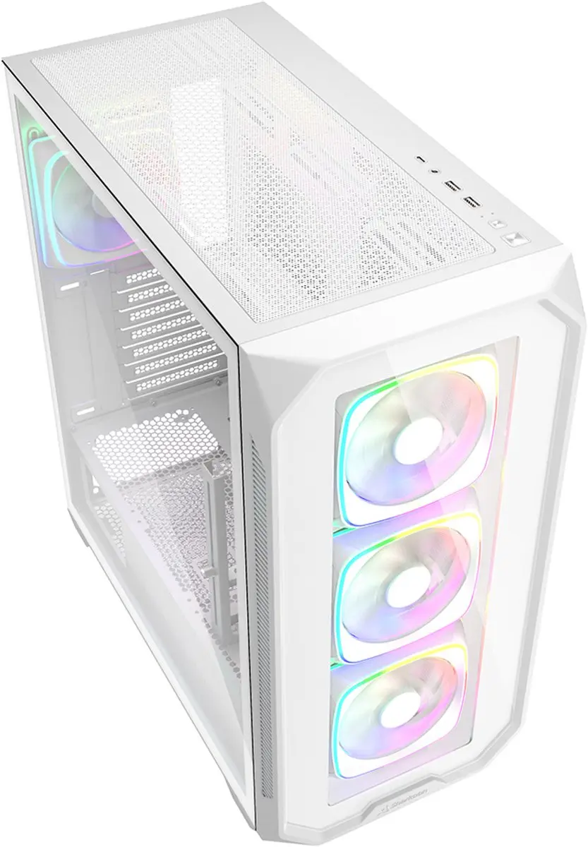 Sharkoon AK5G RGB Midi Tower - Wit