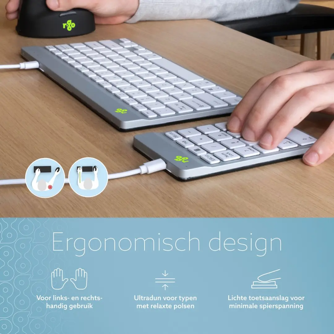 R-Go Numpad RGOCONMWDWH - Wit