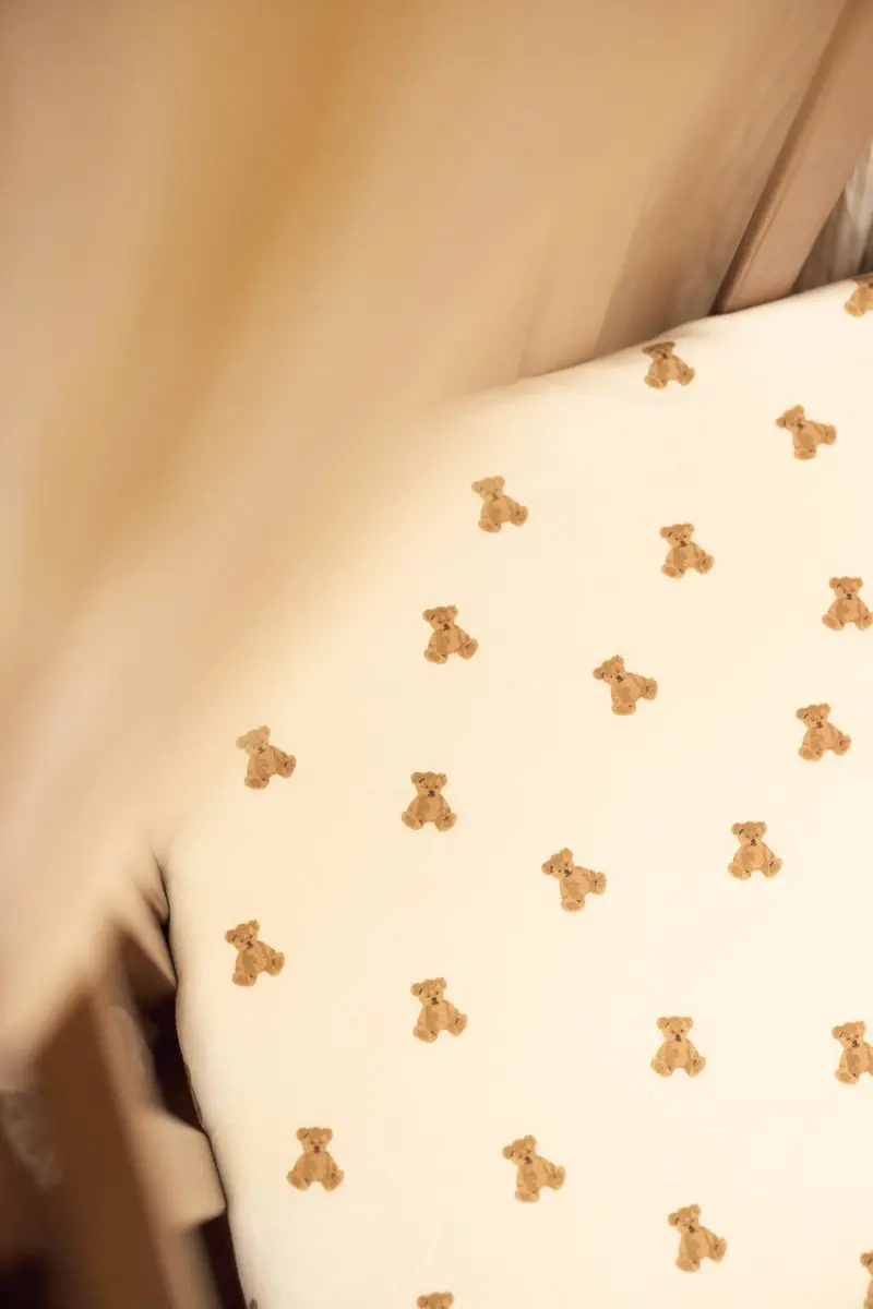 Jollein Hoeslaken Jersey 60x120cm Mini Teddy Bear