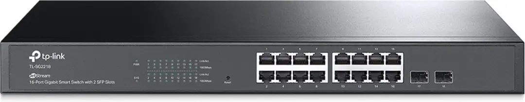 TP-Link TL-SG2218 Managed Netwerk Switch - Zwart