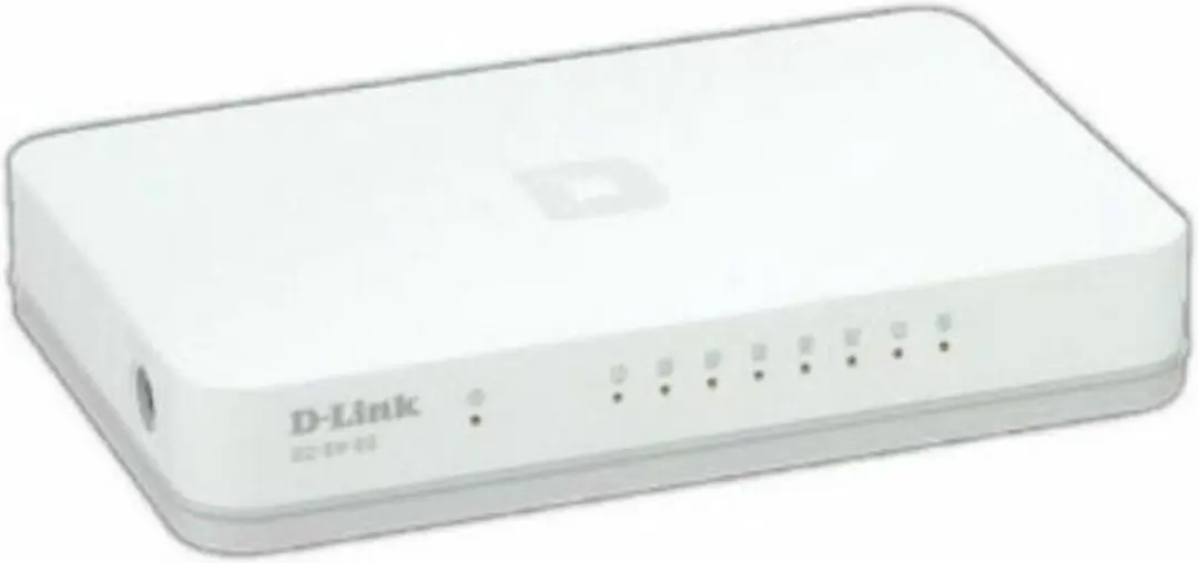 D-Link GO-SW-8G Netwerkswitch 8 Poorten - Wit