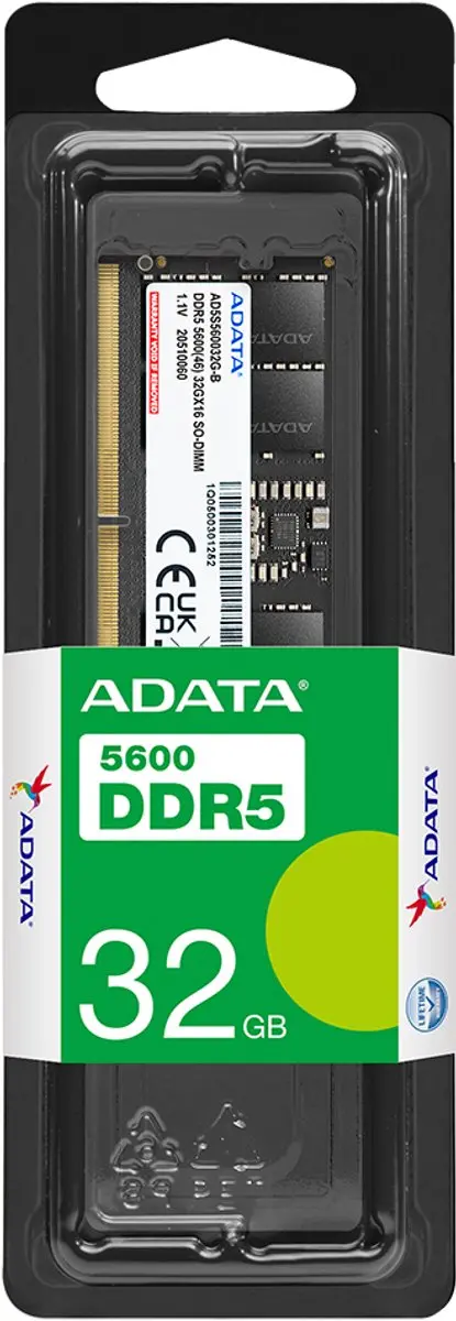 ADATA Premier AD5U560032G-S Geheugenmodule 32GB DDR5