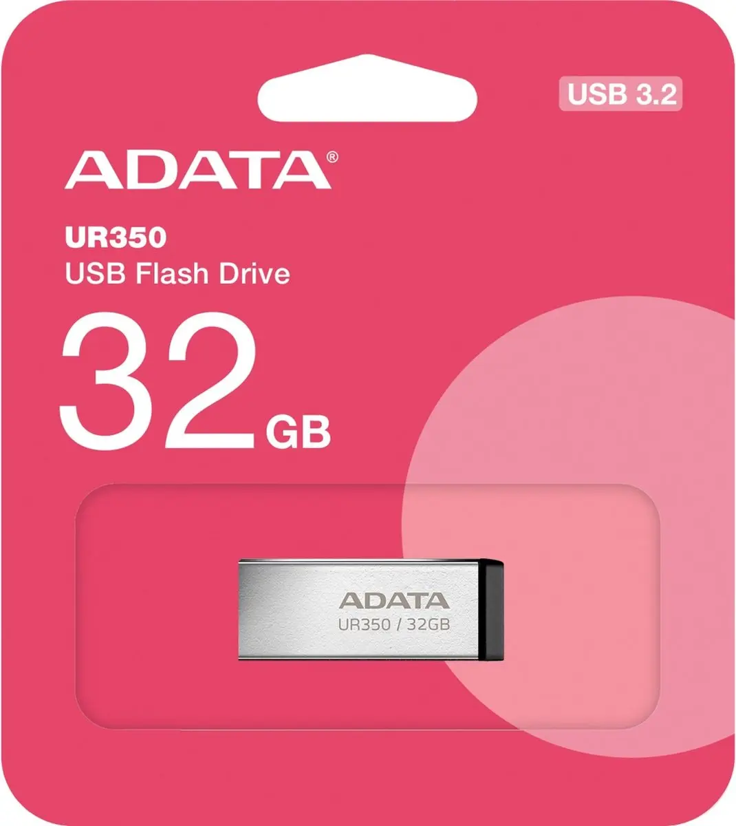 ADATA UR350 USB Flash Drive 32GB - Zwart