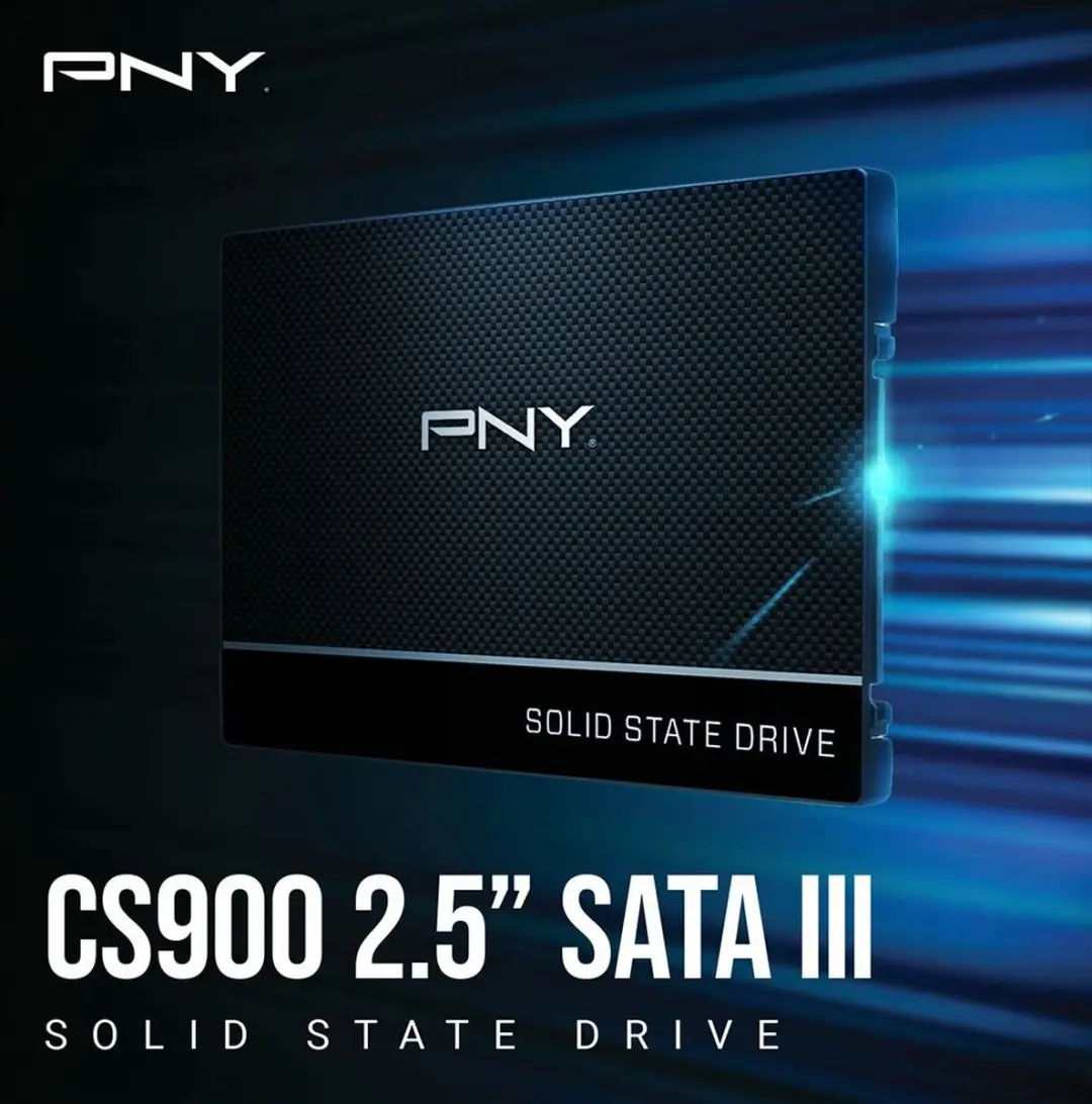 PNY CS900 SSD 1TB - Zwart