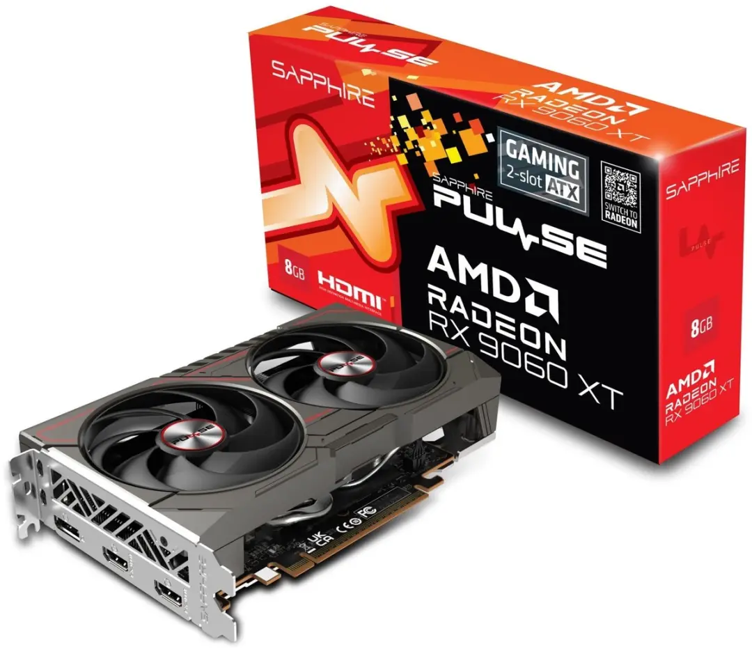 Sapphire Pulse Radeon RX 9060 XT 8GB - 450W