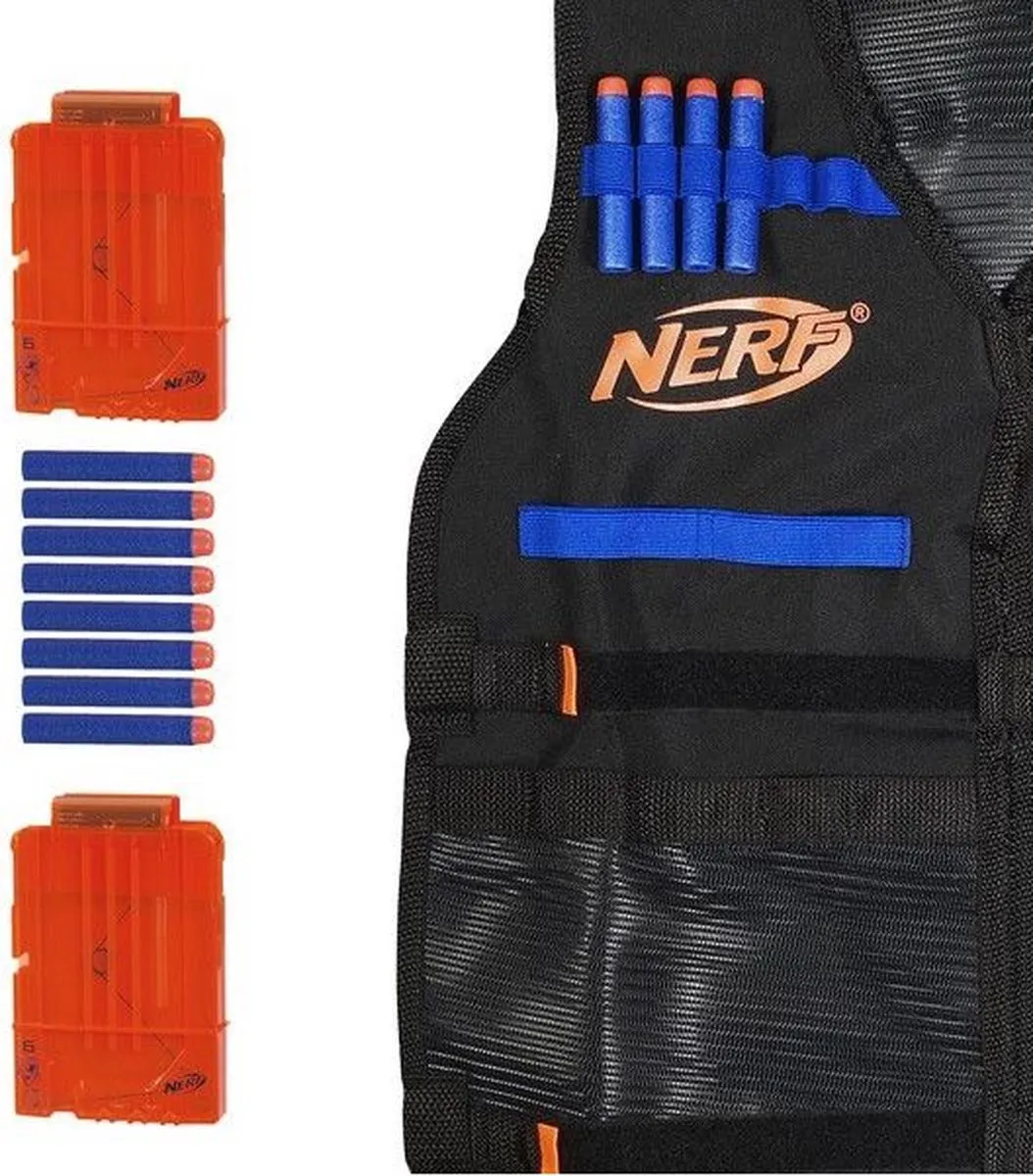 Nerf N-Strike Elite Tactical Vest A0250-148 - Zwart