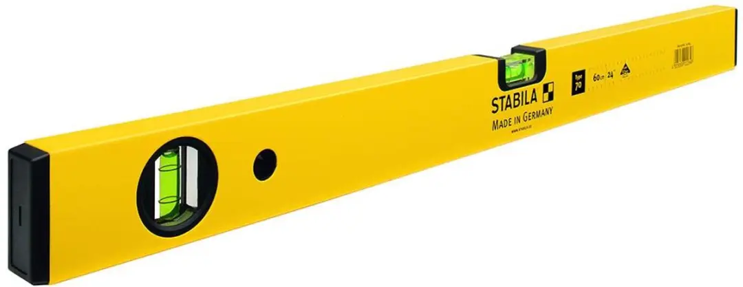 Stabila Type 70 Waterpas 200cm - 02292 - Geel/Zwart