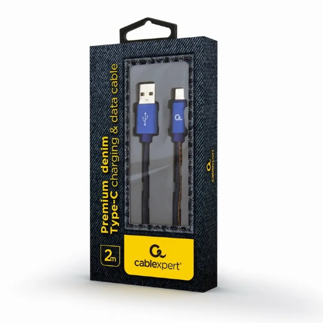 Cablexpert USB 2.0 A naar C Kabel 2m - Blauw