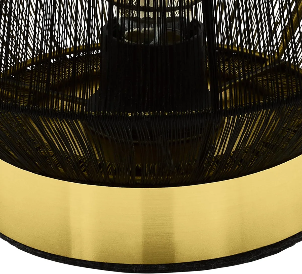 Eglo Escandidos Tafellamp E27 - 26 cm - Zwart/Goud