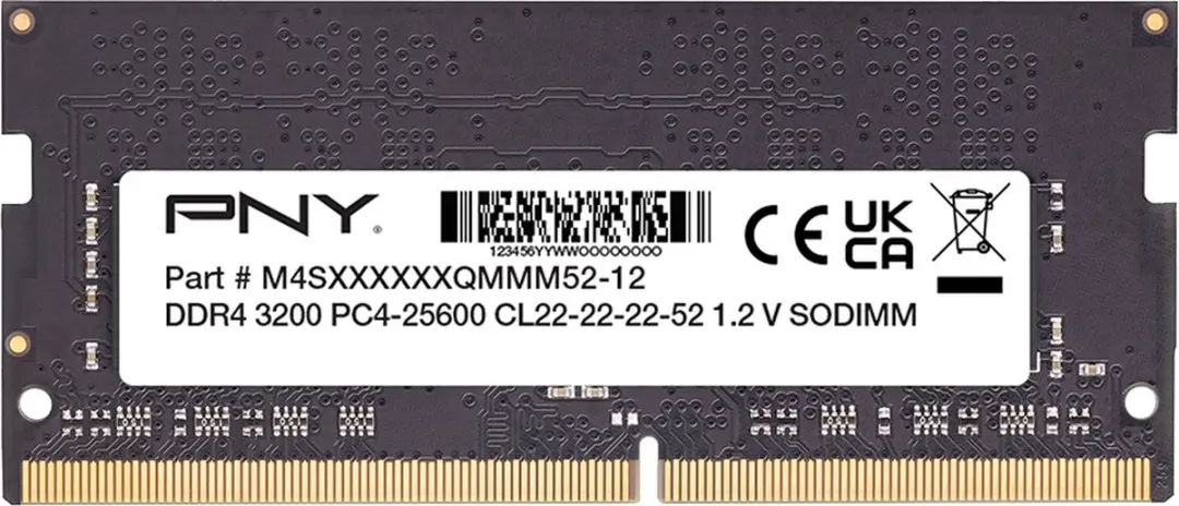 PNY MN8GSD43200-TB DDR4 Geheugen 8GB SO-DIMM