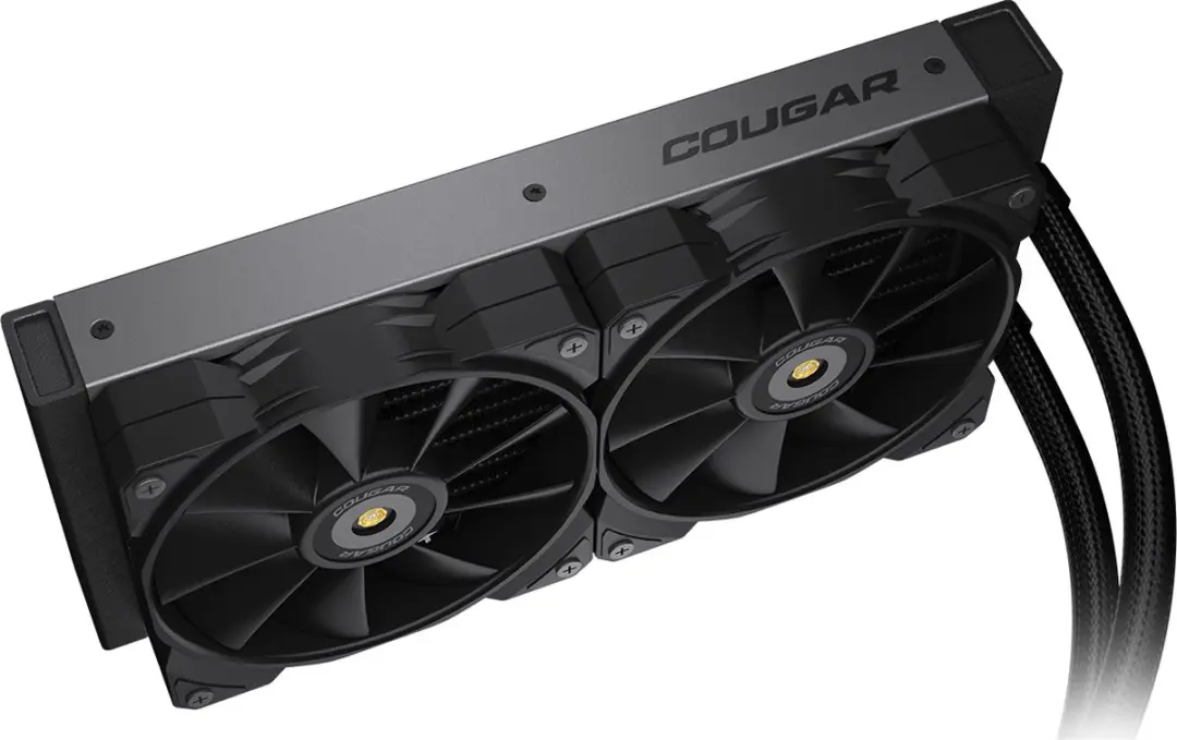 Cougar POSEIDON GT 240 AIO Waterkoeler - 2x 12cm Ventilatoren - Zwart