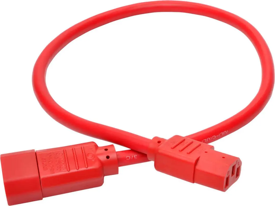 Tripp Lite P005-002-ARD Elektriciteitssnoer 0,6m - C14 naar C13 - Rood