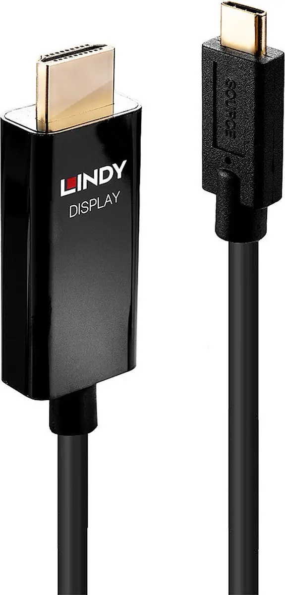 Lindy 43292 HDMI-kabel USB-C naar HDMI-A 2.0