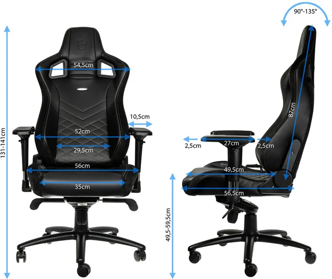 Noblechairs EPIC NBL-PU-GOL-002 Gaming Stoel - Goud
