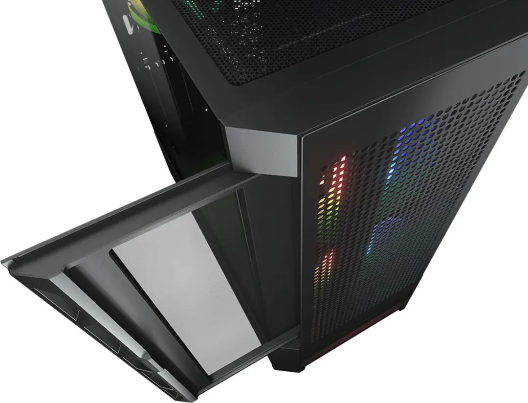 Cougar Gaming Airface CGR-5ZD1B-AIR-RGB Midi Tower - Zwart