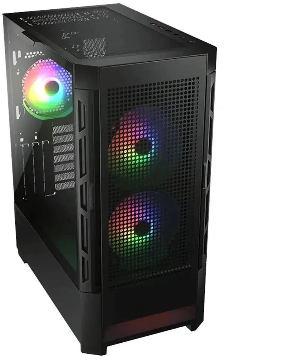 Cougar Gaming Airface CGR-5ZD1B-AIR-RGB Midi Tower - Zwart