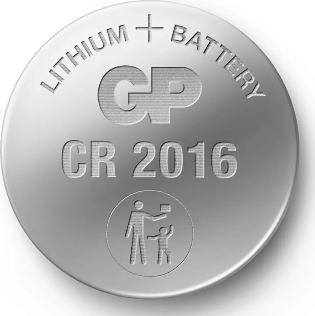 GP Lithium CR2016 Knoopcelbatterijen - 4 Stuks