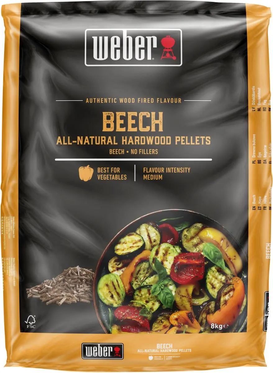 Weber Wood Pellets Beukenhout 8kg