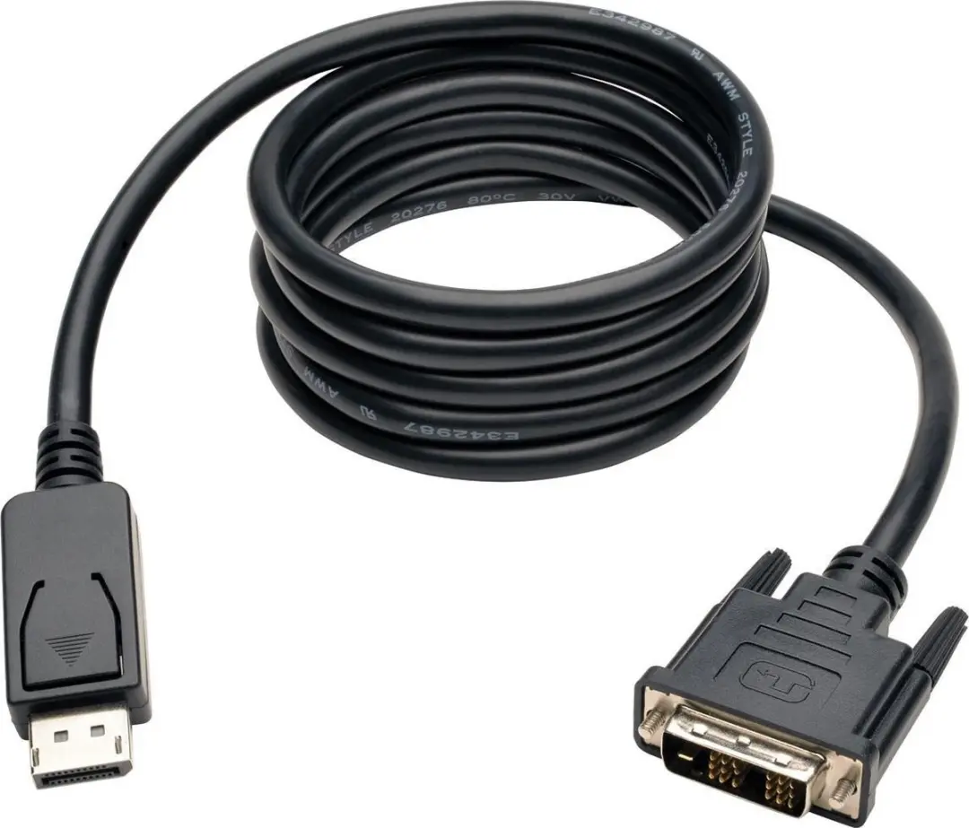 Tripp Lite P581-006 DisplayPort naar DVI-D Kabel - 1,83m - Zwart/Wit
