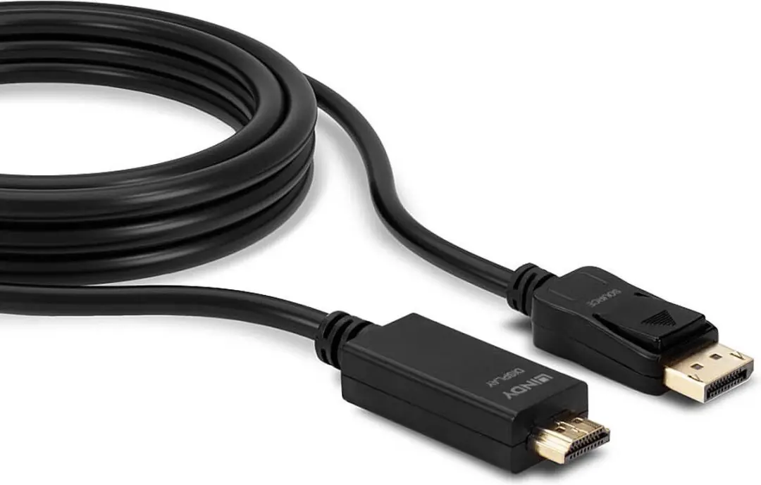 Lindy DisplayPort naar HDMI Kabeladapter 10.2G 2m - Transparant