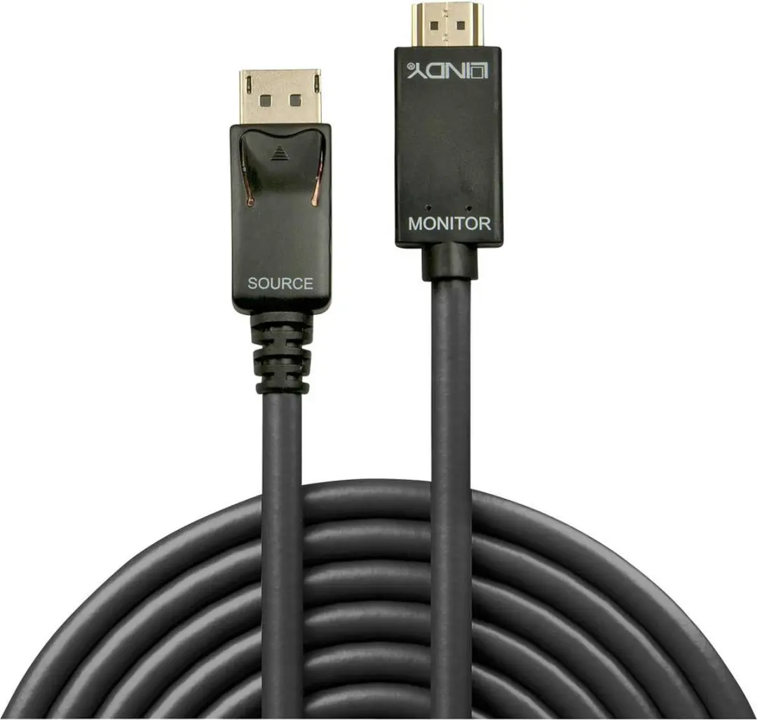 Lindy DisplayPort naar HDMI Kabeladapter 10.2G 2m - Transparant