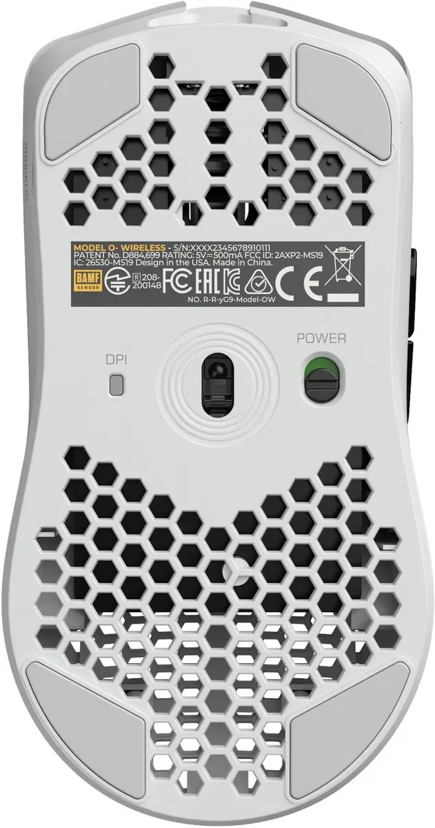 Glorious Model O-Wireless Muis - Wit