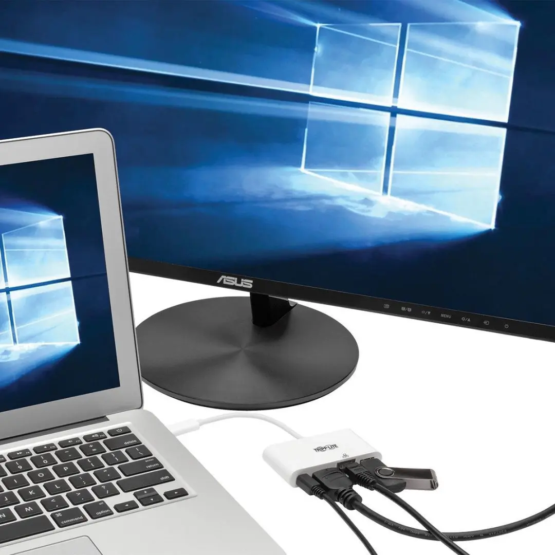 Tripp Lite U444-06N-H4GU-C USB-C Adapter - HDMI + USB-A Wit