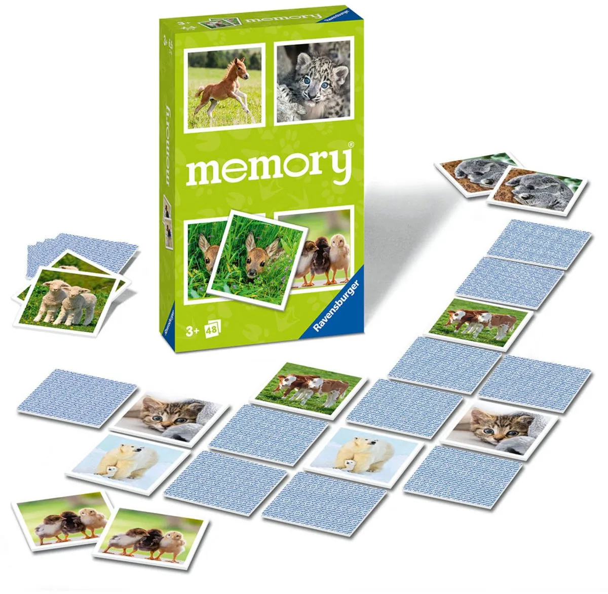 Ravensburger Memory Jonge Dieren Pocket 22458