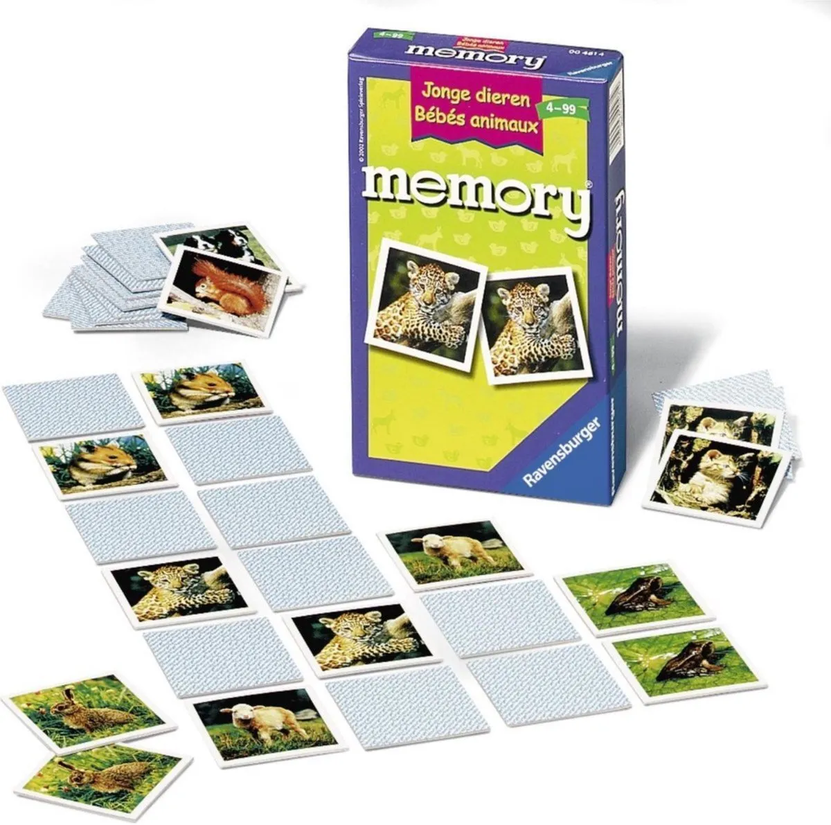 Ravensburger Memory Jonge Dieren Pocket 22458 - afbeelding 6 van 6