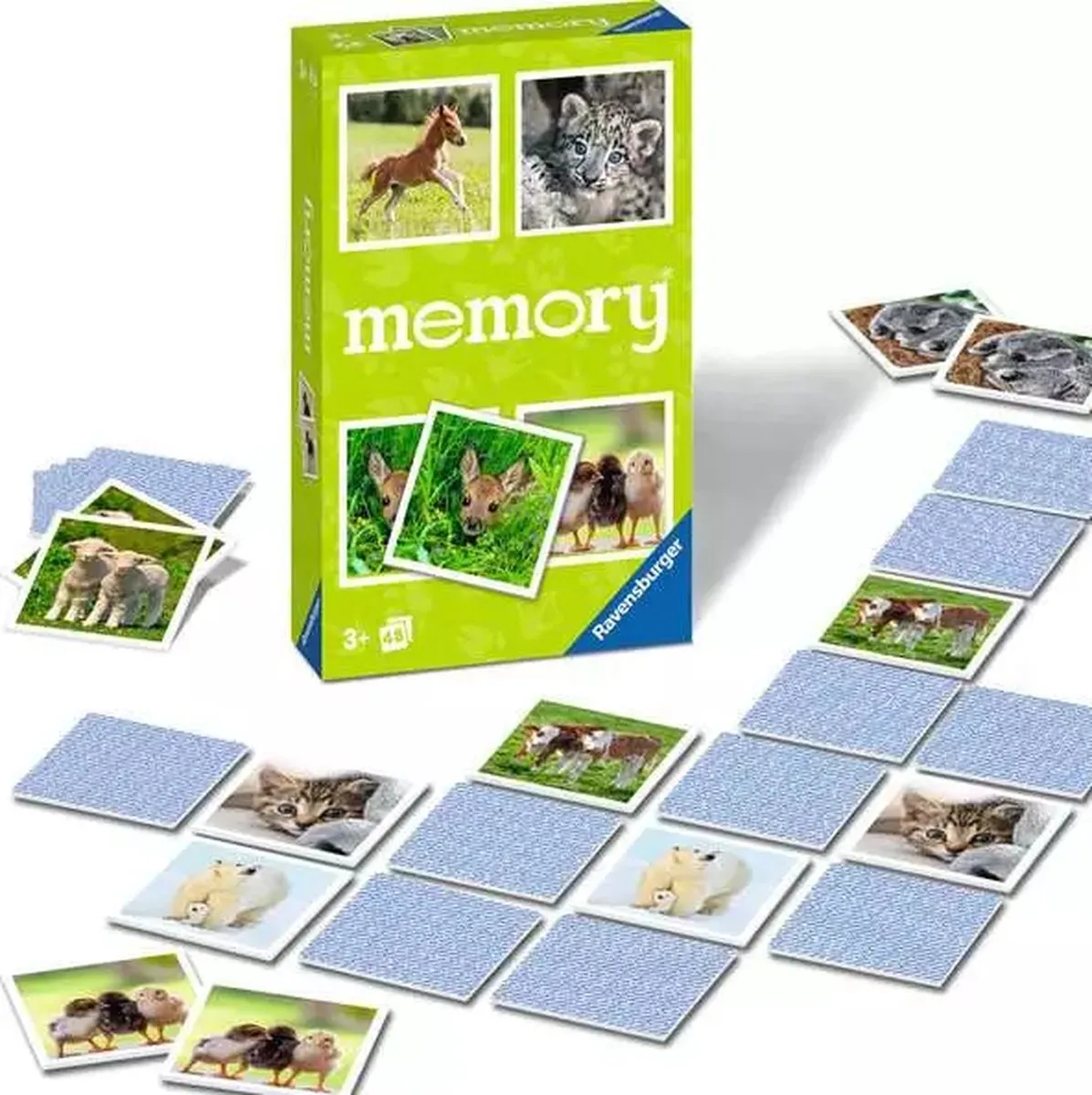 Ravensburger Memory Jonge Dieren Pocket 22458