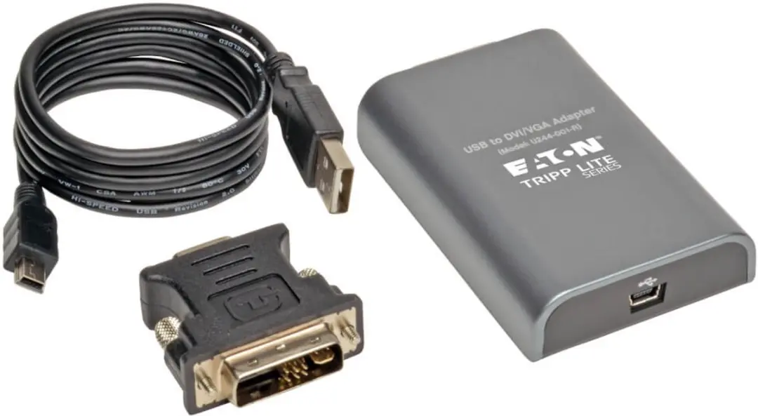 Tripp Lite U244-001-R USB Grafische Adapter - Antraciet