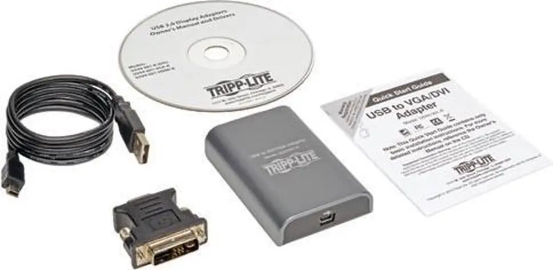 Tripp Lite U244-001-R USB Grafische Adapter - Antraciet