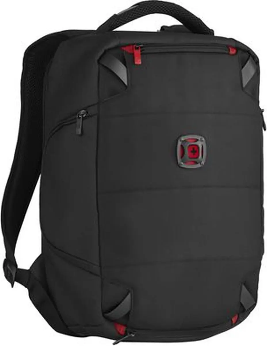 Wenger TechPack 35,6cm Rugzak 14" - 3 Vakken - Zwart - afbeelding 6 van 6