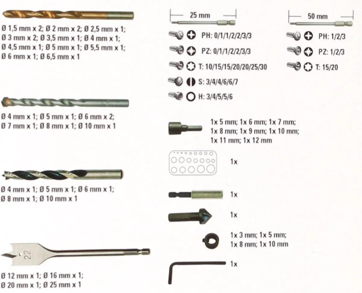 Metabo SP 86-delige Toebehoren-set - Metaal/Steen - afbeelding 6 van 6