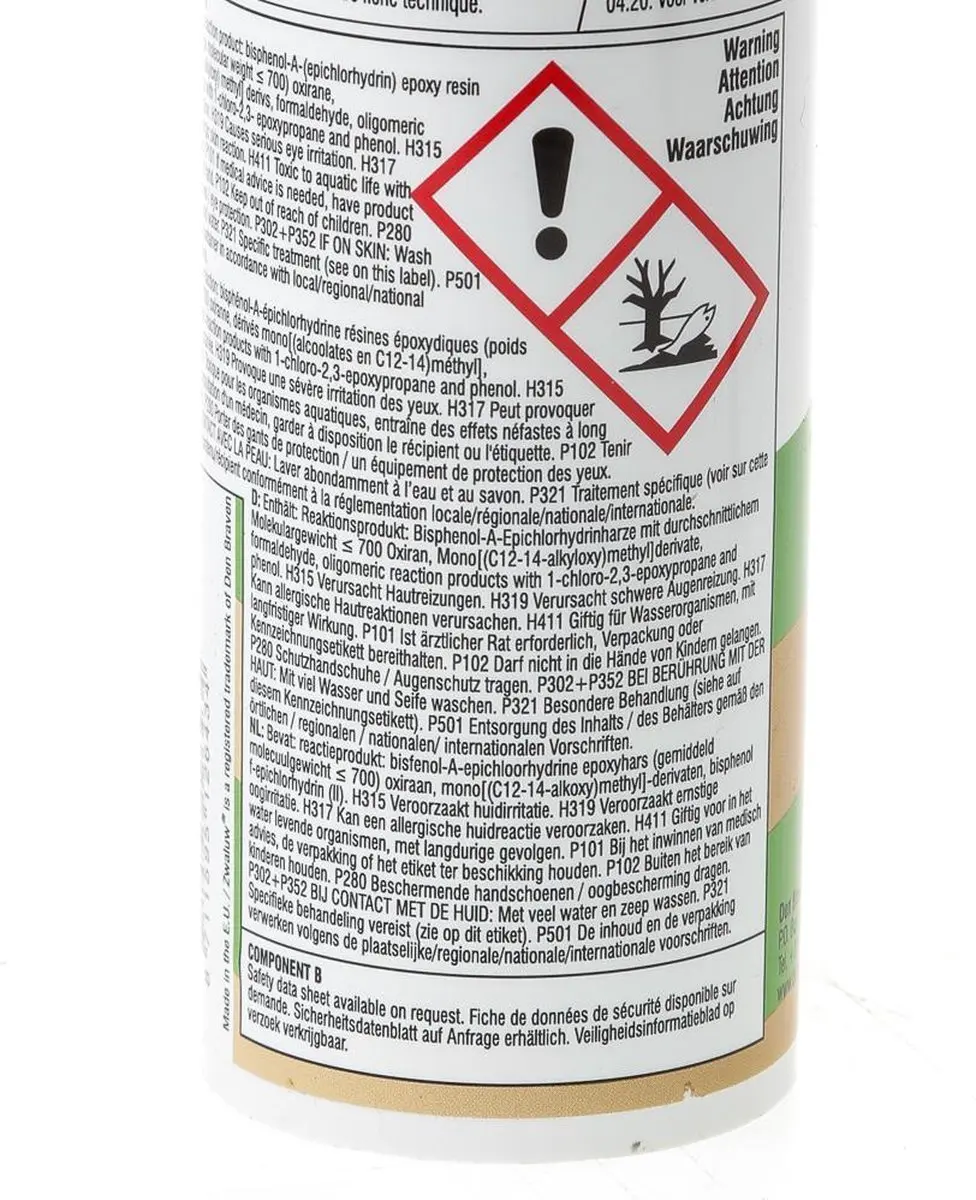 Zwaluw Den Braven Repox Fast Vulmiddel 250ml - Hout - Groen