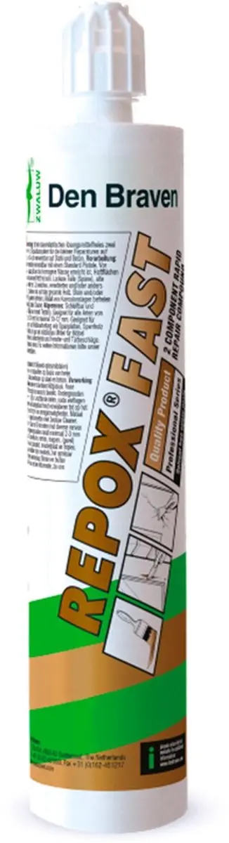 Zwaluw Den Braven Repox Fast Vulmiddel 250ml - Hout - Groen