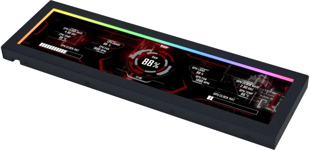Lian Li US88v1 SM088X Beeldscherm - Zwart