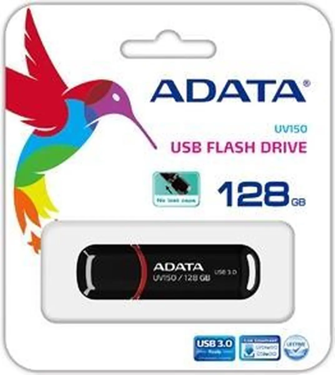 ADATA DashDrive UV150 128GB USB 3.0 - Zwart