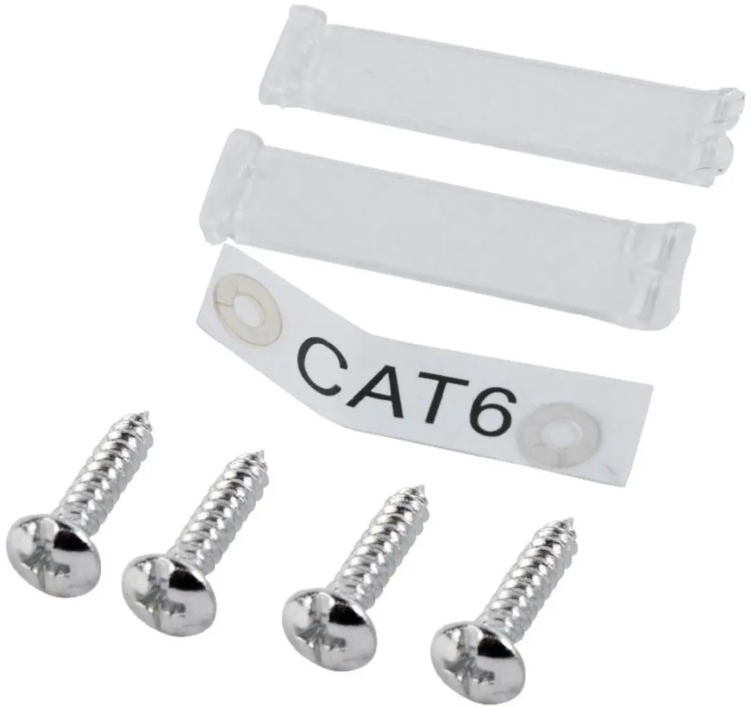 Cablexpert STP CAT6 Opbouwdoos 2x RJ45 - Wit